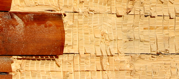 Log Home Face Restoration  Ark, Virginia