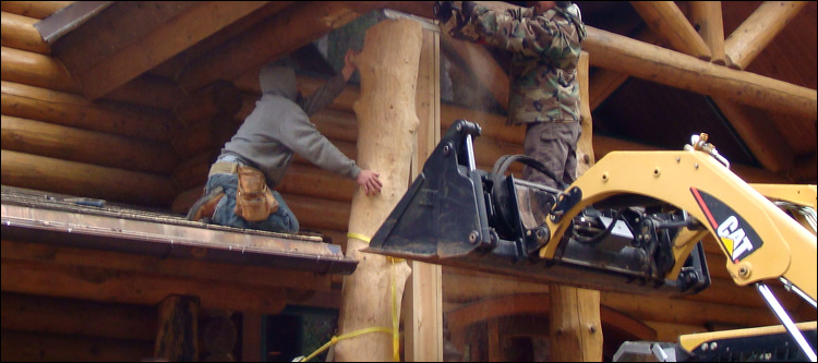Log Home Log Replacement  Ark, Virginia
