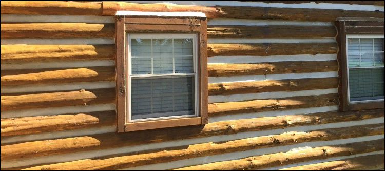 Log Home Whole Log Replacement  Saluda, Virginia